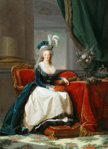 Portret van koningin Marie Antoinette van Frankrijk 1755-1793, ca. 1788