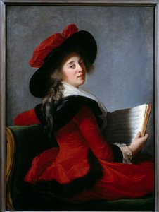Portret van de barones van Crussol door Elisabeth Louise Vigee Lebrun