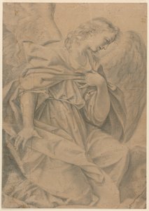 Een Knielende Engel door Elisabetta Sirani