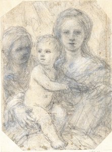 Madonna met kind door Elisabetta Sirani