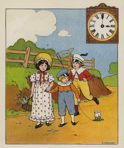 Wandeltijd (kleur litho)