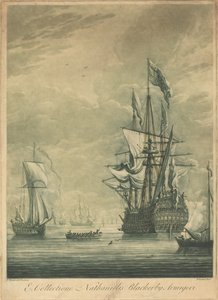 Scheepvaartscène uit de Collectie van Nathaniel Blackerby, 1720s