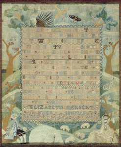 Sampler door Elizabeth Herbert
