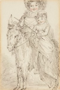 Koningin Victoria als kind door Elizabeth Keith née Lindsay Heathcote