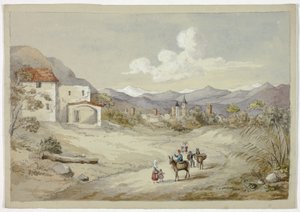Albenga aan de Corniche (Kust) Weg door Elizabeth Murray