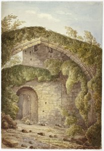 Interieur van Conway Castle door Elizabeth Murray