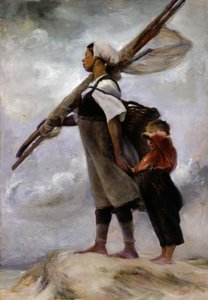Vissermeisje van Picardië door Elizabeth Nourse