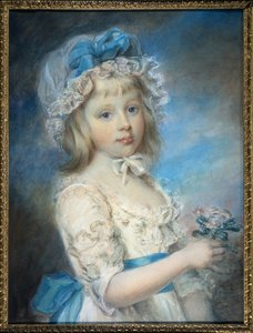 Portret van Lady Georgiana Cavendish
