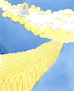 Alle heiligen in de Hemel weten wat mensen tot aan Mozes hebben geweten, dat God wil dat we onze moeder en vader eren door Elizabeth Wang