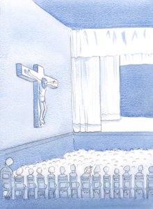 Als niet-katholiek kind op een katholieke school keek ik naar de figuur aan het kruis, me afvragend wie Hij was en waarom Hij daar was door Elizabeth Wang