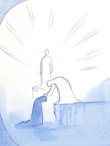 Alsof ze zich van een sokkel boog, reikte Onze Lieve Vrouw uit en streelde mijn hoofd. Ze verheugt zich in degenen die vreugdevol over haar spreken tegen anderen door Elizabeth Wang