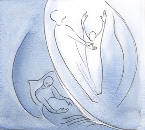 Op het moment van de dood wordt de ziel die in Christus sterft met Hem meegevoerd en naar de Vader gebracht door Elizabeth Wang