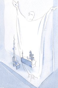 "Door Zijn Heilige en Glorieuze Wonden". Bij de Paaswake Mis bood ik het ene werkelijk perfecte gebed aan: Christus