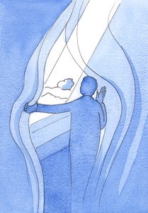 Door onze vurige gebeden tot Onze Lieve Vrouw, is het alsof we de strengen van duisternis opzij houden, zodat het licht van de hemel op de behoeftigen kan schijnen