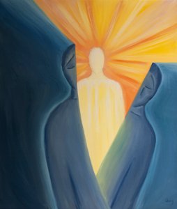 Door ware berouw en onzelfzuchtige aanbidding kunnen we doorbreken om de levende, stralende Christus te ontmoeten binnen onze kinderlijke mentale beelden
