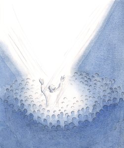 Christus is hier bij ons aanwezig tijdens de Mis, echt menselijk, vanuit ons midden Zijn sublieme Offer brengend namens Zijn broers en zussen