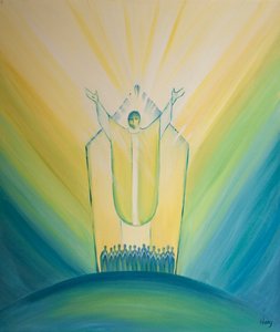 Christus onze Hogepriester bidt met ons en voor ons tijdens de Mis.