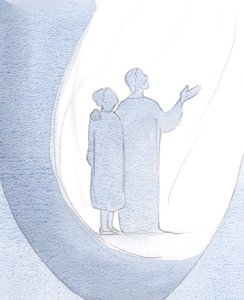 Christus leidde mij om naast Hem te staan en onze Hemelse Vader om genaden voor anderen te vragen