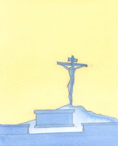 Het kostbare bloed van Christus stroomde ooit uit zijn lichaam aan het kruis; en dat offer wordt vandaag op sacramentele wijze opnieuw gepresenteerd in de mis, terwijl we bidden om vergeving van onze zonden