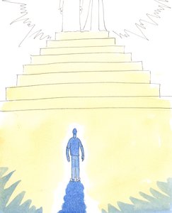 Ieder van ons kan zichzelf voorstellen als staande aan de 