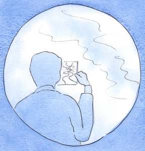 Geloof is als een speciaal stuk glas, gegeven aan een halfblinde persoon in een mistig land: een glas waardoor hij een helder zicht op de weg vooruit kan krijgen
