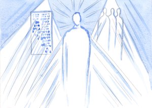 God, de bron van alle licht en wijsheid, voedt ons door woorden en leraren; maar in de Communie ontmoeten we de Goddelijke Zoon, de hele Persoon