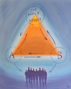 Gods innerlijke leven van zelfgave wordt weerspiegeld door degenen die van Hem houden, en die zelf in liefde naar anderen reiken door Elizabeth Wang