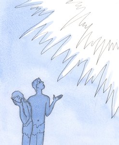 Gods liefde houdt nooit op voor ons, zoals het nooit ophield voor onze eerste ouders bij de Oerzonde door Elizabeth Wang