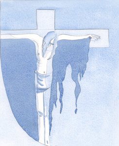 Ik zag dat de enorme uitstorting van Gods genade mogelijk werd gemaakt door het bloedige offer van het gebroken lichaam op Golgotha