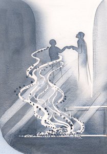 In de Heilige Communie vallen onze kleine zonden weg als as terwijl Christus ons optilt om Zijn vreugde te delen door Elizabeth Wang