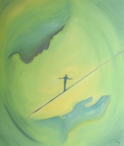 Jezus kan ons helpen ons evenwicht te bewaren, wanneer we op het punt staan te vallen in trots of wanhoop door Elizabeth Wang