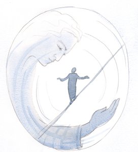 Jezus kan ons helpen ons evenwicht te bewaren, wanneer we op het punt staan te vallen in trots of wanhoop door Elizabeth Wang