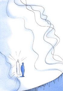 Alleen door Christus kunnen we de overweldigende zuiverheid en kracht van de Godheid onder ogen zien. door Elizabeth Wang