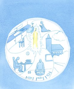 Iemand die Christus in het centrum van het leven houdt, heeft Hem als een verenigende factor te midden van de vele personen en incidenten van dat hele leven door Elizabeth Wang
