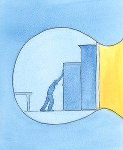 Iemand die weigert te vergeven, en die iemand anders haat en veracht, is alsof hij meubels opstapelt tegen de binnenkant van de deur van haar ziel