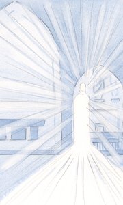 Het Licht van Christus in het Heilig Sacrament straalt zijn Straling uit binnen onze Kerk en over de hele wereld door Elizabeth Wang