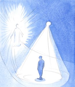 De Allerheiligste Geest is als een lamp, die boven ons schijnt, terwijl we onze weg naar Christus in de hemel maken door Elizabeth Wang