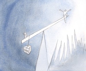 De biddende persoon die alle beproevingen geduldig accepteert in een geest van boetedoening, ondersteunt en helpt vele andere roekeloze zielen die in gevaar zijn door zonde en weigeren Gods wil te doen door Elizabeth Wang