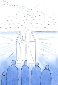 Het tabernakel is als een gang naar de Hemel waar we Christus en zijn heiligen kunnen ontmoeten en ons kunnen voorbereiden op de Hemel aan het einde van het leven