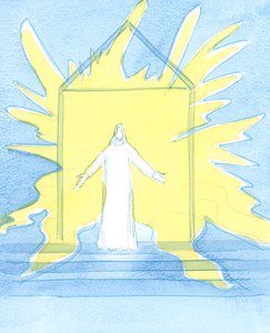 We kunnen Christus ontmoeten bij het tabernakel. Het is alsof het licht van de Hemel achter Hem schijnt, terwijl Hij naar ons luistert en Zijn genaden over ons uitstort