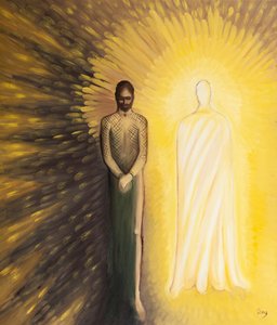 We moeten twee beelden van Christus in gedachten houden: Christus gewond en Christus triomfantelijk. door Elizabeth Wang