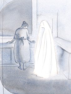 Toen ik mijn taken moest doen en de afwas moest doen, bleef ze aan mijn zijde door Elizabeth Wang
