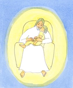 Wanneer een vriend van Christus Hem ontvangt in de Heilige Communie, maar te ziek en moe is om te bidden, kan zij er zeker van zijn dat Christus haar in Zijn liefdevolle zorg 