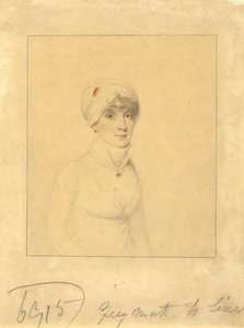 Faith Trumbull (dochter van Gov. John Trumbull, Jr.; vrouw van Daniel Wadsworth van Hartford) door Elkanah Tisdale