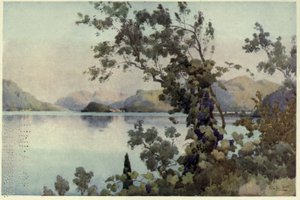 Avond, Lago di Como, Illustratie uit 