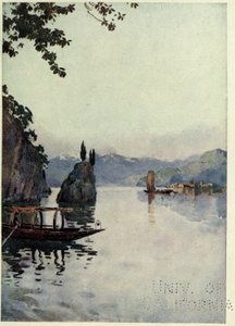Il Punto di Bellagio, Lago di Como, Illustratie uit 