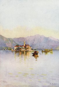 Isola Pescatori en de Sasso di Ferro, Lago Maggiore door Ella Du Cane