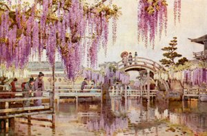 Wisteria, Kameido door Ella Du Cane