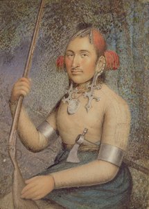Een Noord-Amerikaanse indianenhoofdman
