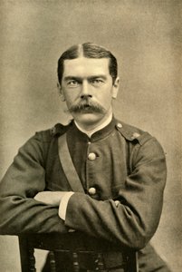 Lord Kitchener van Khartoum, ca. 1885, 1901 door Elliott and Fry